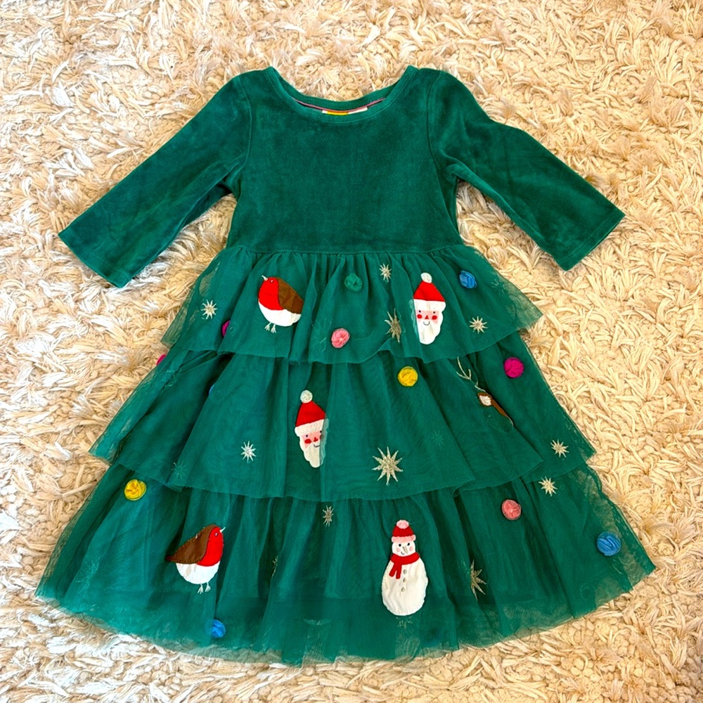 Like NEW Mini Boden Christmas Dress